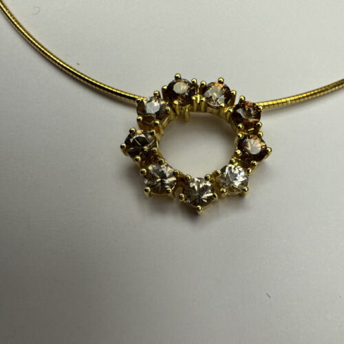 Morganitring und Anhänger im Spieglschliff WG 585