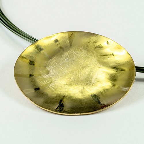 Anhänger geschmiedet aus Au 585