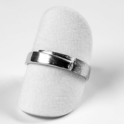 Vorsteckring in Weißgold